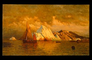 Cerca de la medianoche, Labrador, c.1880 de William Bradford